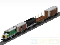 4W-FF Wagon (4 Wheel-Flatbed Freight Wagon)
