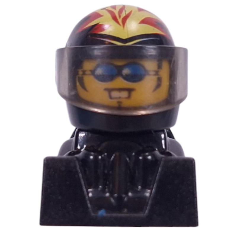 Lego Stunt Racer, Black Helmet and Body