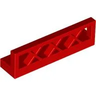 Fence Lattice 1 x 4 x 1 / Red