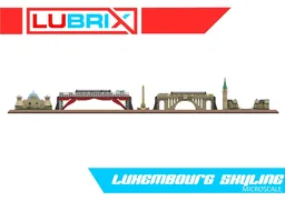 LUXEMBOURG SKYLINE (MICROSCALE)