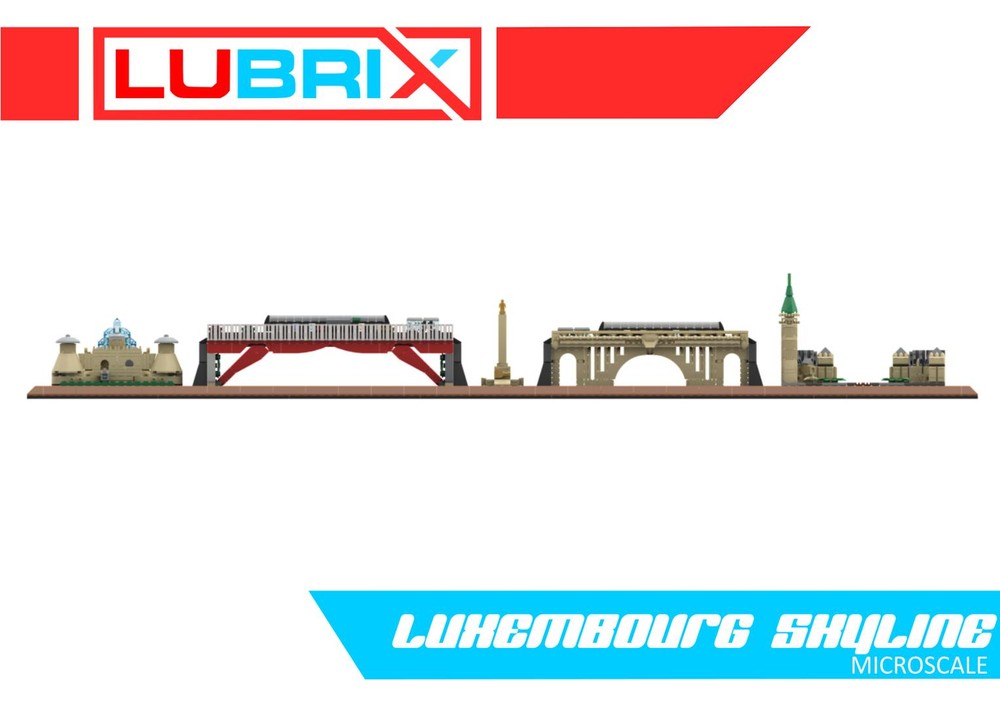 Lego LUXEMBOURG SKYLINE (MICROSCALE)