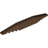 Brick Wedged, Sloped 2 x 16 Triple / Brown
