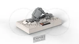 Ultramicro Diorama : A Fallen AT-AT