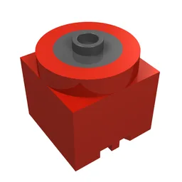 Motor, 9V Micromotor 2 x 2 / Red