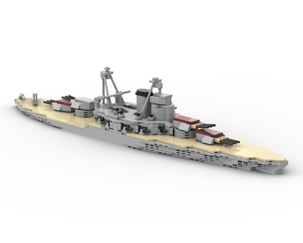Lego USS Arizona Battleship MOC