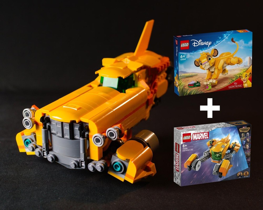 Lego Rocket's Star Truck 43243 + 76254 Alternate Build