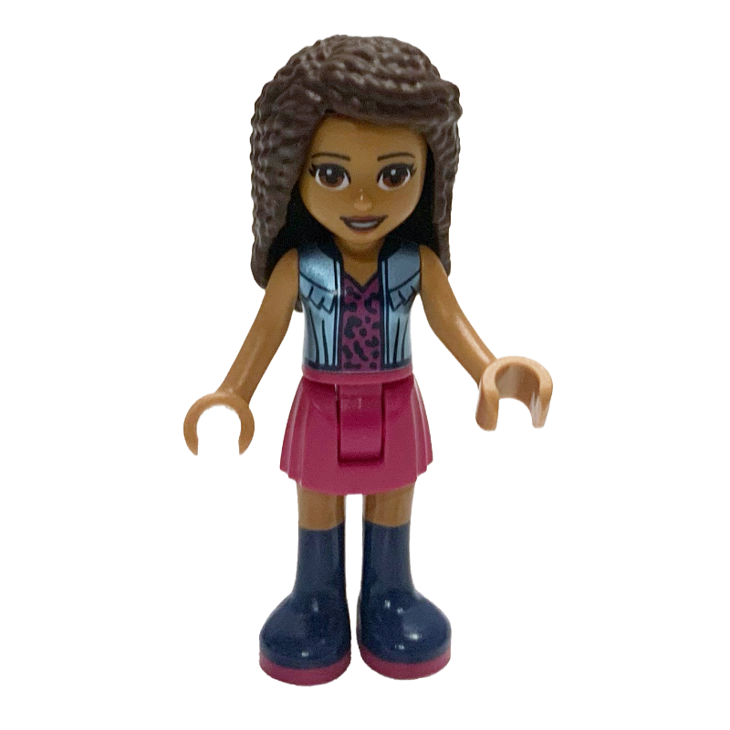 Lego Andrea - Medium Blue Jacket, Magenta Skirt