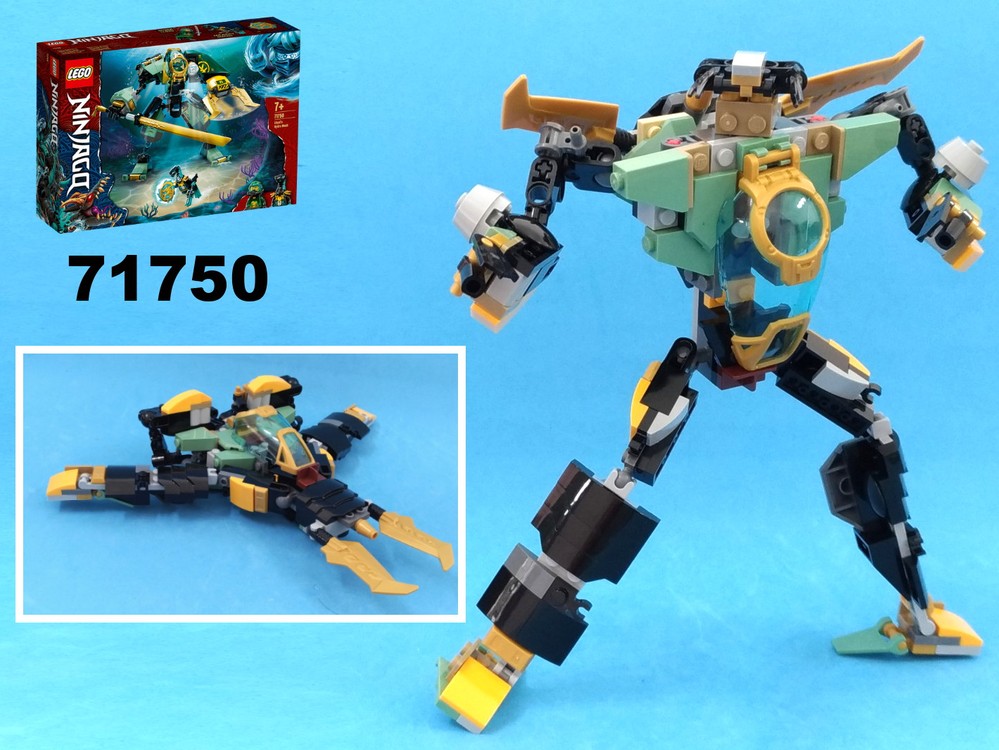 Lego Transformer Jet Plane from LEGO Ninjago 71750: Lloyd's hydro mech