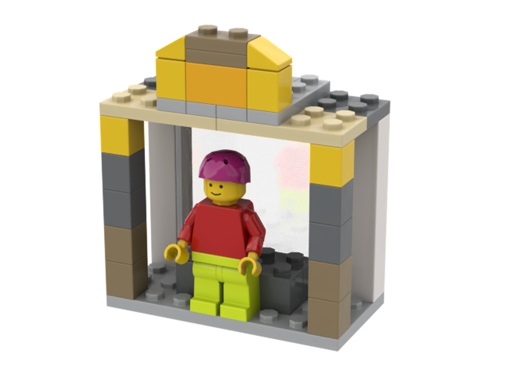 Lego BYGGLEK Bus stop