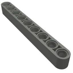 Technic Beam 1 x 9 Thick / Dark Bluish Gray