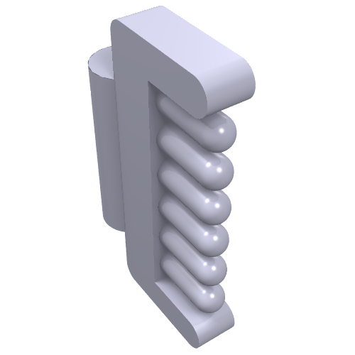 Lego Belville, Animal / Creature Accessory, Horse Comb / Light Violet