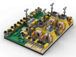Factorio Iron smelting