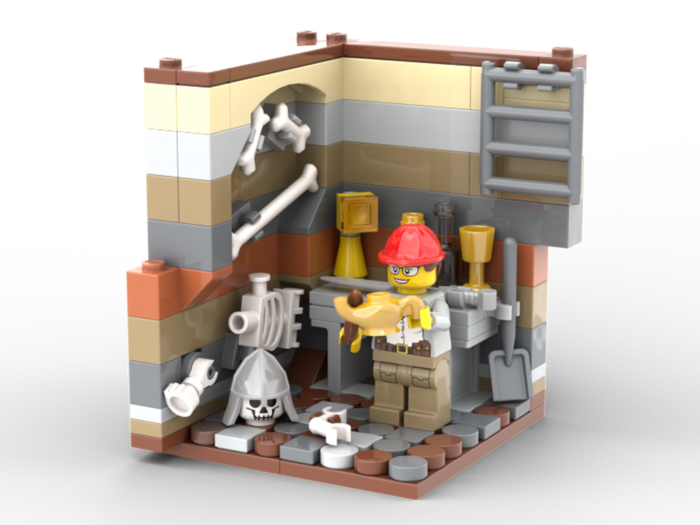 Lego Archaeologist Habitat