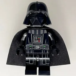 Darth Vader, White Skin, 50231 Cape, Robe Hem and Stripes on Legs, Printed Arms