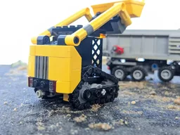 Tracked skid steer mini loader