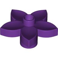 Lego Duplo Plant, Flower with 1 Top Stud / Purple