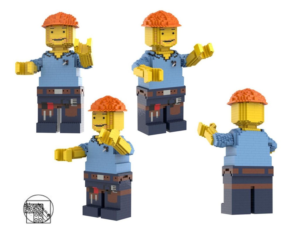 Lego Maxi figure Carpenter