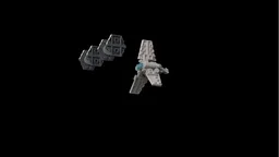 Micro size Imperial shuttle & T.I.E fighters