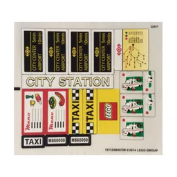 Sticker Sheet for Set 60050-1 / [No Color/Any Color]
