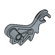 Animal / Creature Body Part, Dinosaur / Dragon Arm, Left / Sand Blue