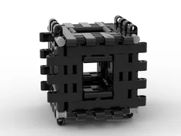 Level 1 Menger sponge ( base cube edge 3L )