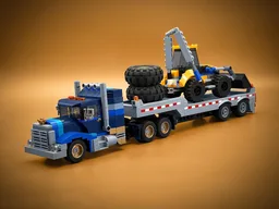 Big Pete Truck & Step-Deck Trailer