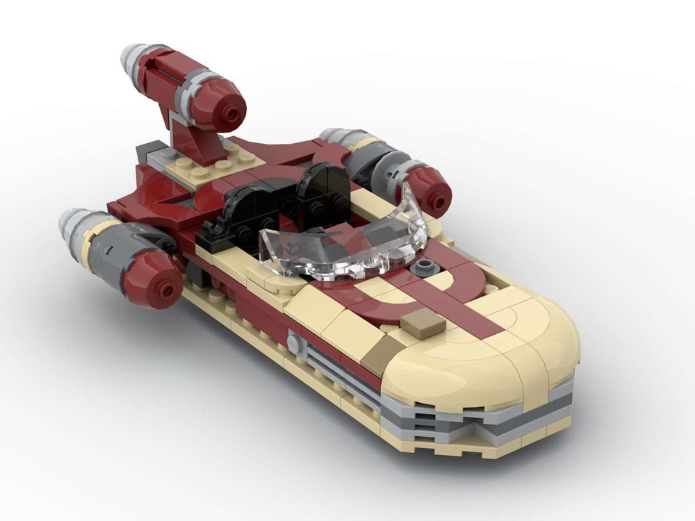 Lego Luke's Landspeeder - X34 MOC tan version