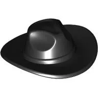 Hat Very Wide Brim, Outback Style [Fedora] / Black