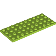 Lego Plate 4 x 10 / Lime