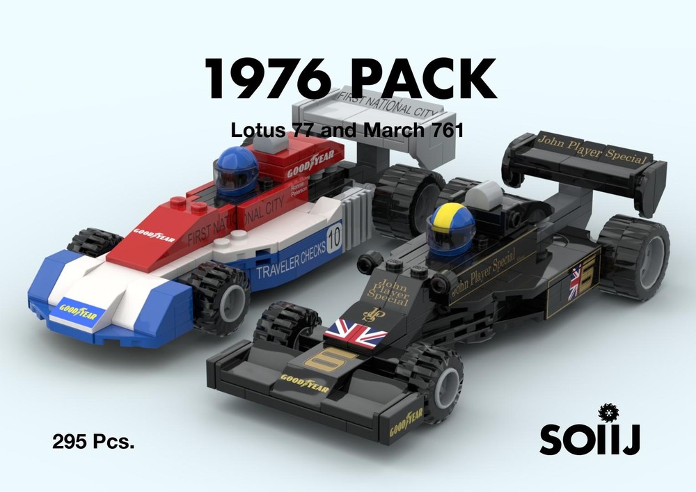 Lego Lotus 77 and March 761 Pack 1:27