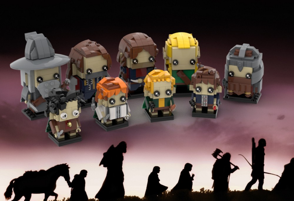 Lego LOTR Brickheadz - Fellowship of the Ring