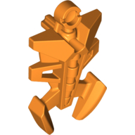 Lego Large Figure Torso Cover, Armor, Small Triangular with Pincer End / Orange