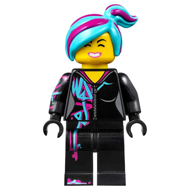 Lego Lucy Wyldstyle, Medium Azure Hair