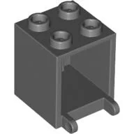 Box 2 x 2 x 2 [Hollow Studs] / Dark Bluish Gray