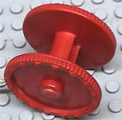 Lego Duplo Winch Wide Drum / Red