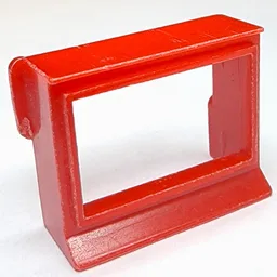 Window 1 x 3 x 2, without Glass for Slotted Bricks / Red