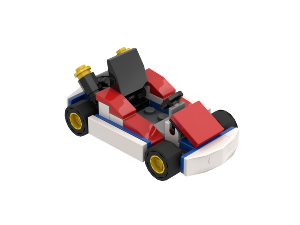 Lego Mario's kart (Minifig scale)