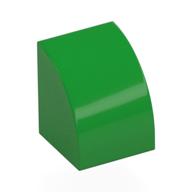 Lego Brick Curved 1 x 1 / Bright Green