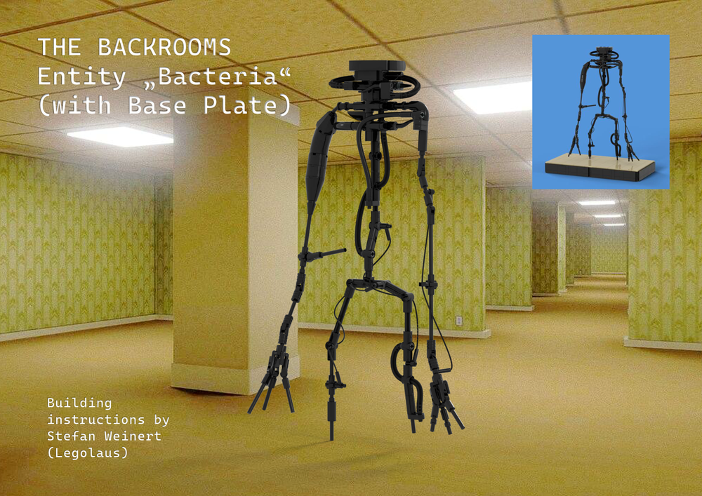 Lego The Backrooms Entity Bacteria with Base Plate