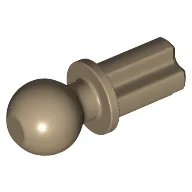 Technic Axle Towball / Dark Tan