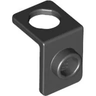 Minifig Neckwear Bracket [One Stud] / Black