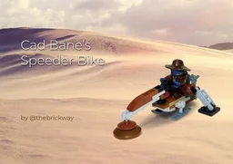 Cad Bane Speeder Bike Microfighter
