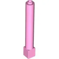 Support Round 1 x 1 x 6 Solid Pillar / Bright Pink