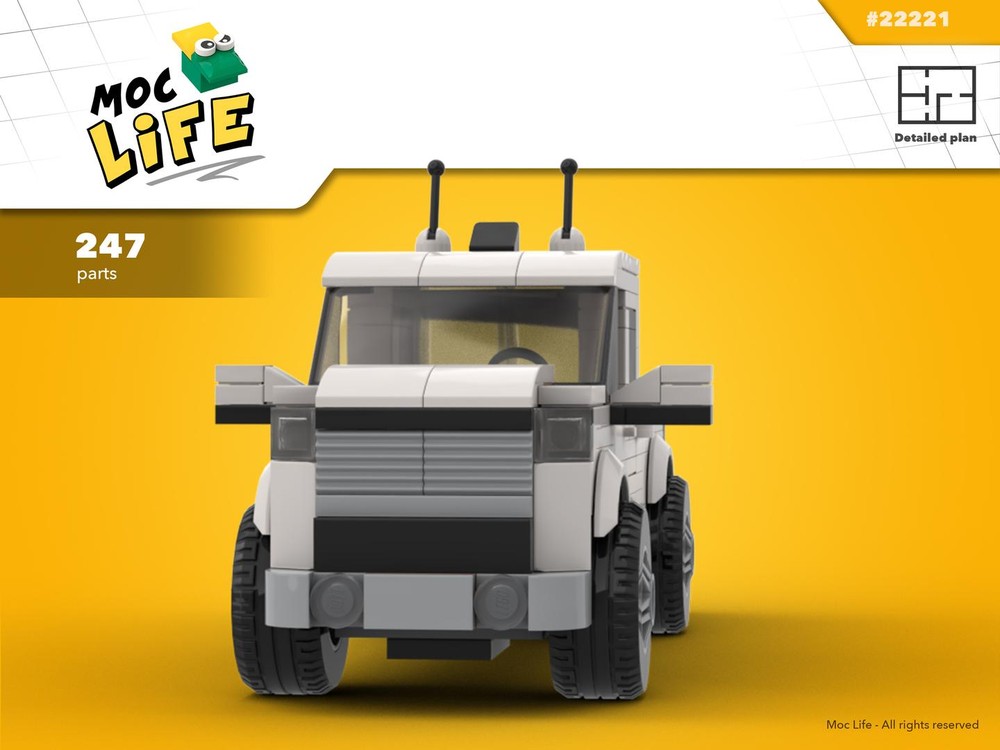Lego Toyota Tundra access cab small bed