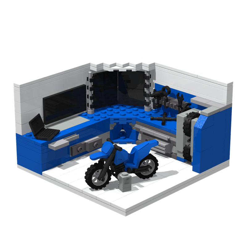 Lego Motocross Garage