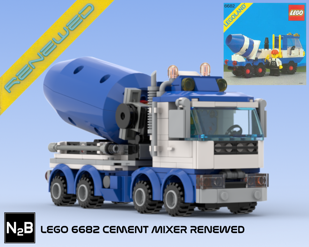Lego Cement Mixer remake
