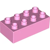 Duplo Brick 2 x 4 / Bright Pink