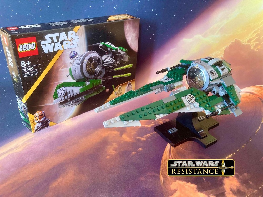 Lego Yoda's Black Ace Tie Starfighter Custom