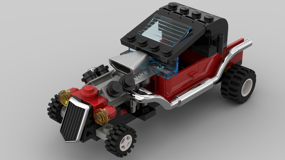 Lego 6538 Rebel Roadster Hot Rod Facelift