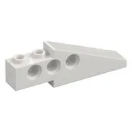 Technic Slope Long 1 x 6 with 3 Pin Holes / White
